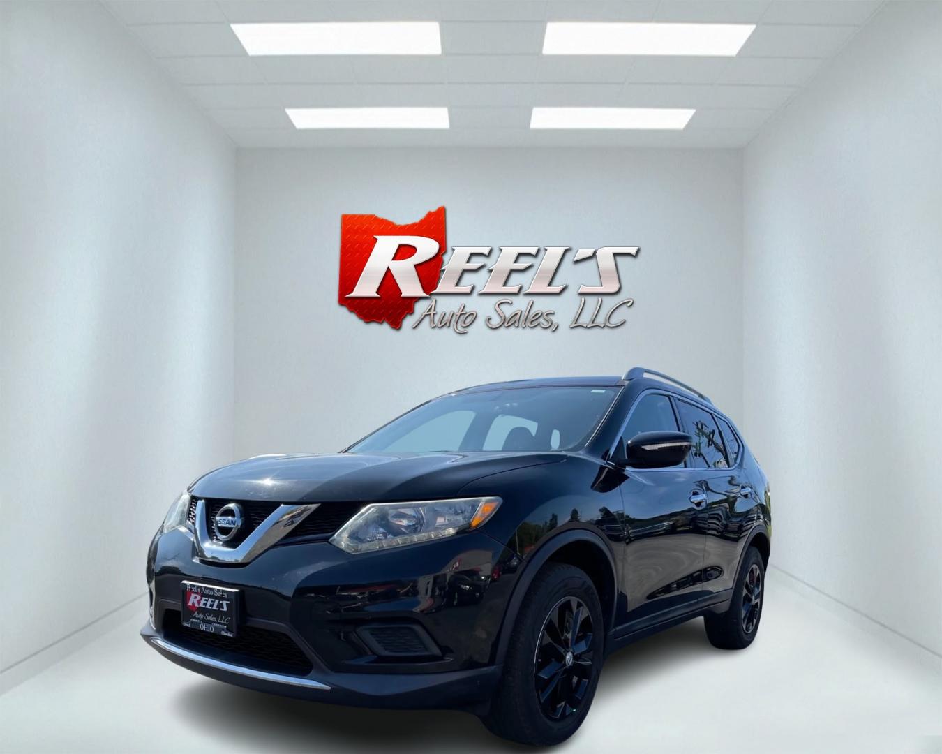 2014 Black /Black Nissan Rogue SV AWD (5N1AT2MV7EC) with an 2.5L I4 DOHC 16V engine, Automatic transmission, located at 11115 Chardon Rd. , Chardon, OH, 44024, (440) 214-9705, 41.580246, -81.241943 - Photo#0